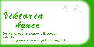viktoria agner business card